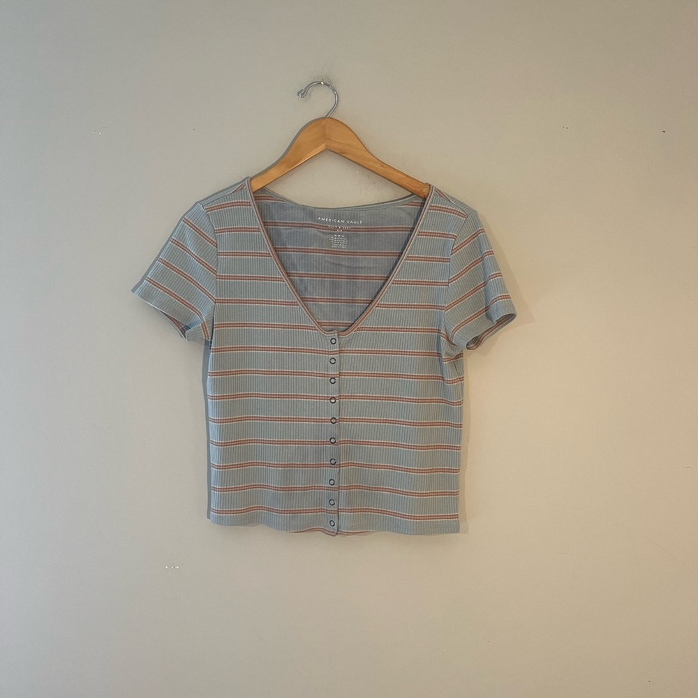American Eagle soft & sexy tank top stretch caramel camel‎ brown M - Picture 5 of 9